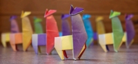 deviantart cookiemagik Origami Llamas